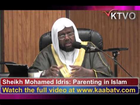 Sheikh Mohamed Idris Somali Lecture on Parenting in Islam