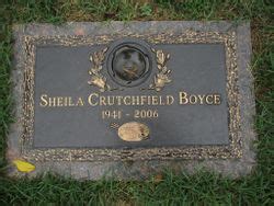 Sheila Ray Boyce (1941-2006) *65, Grave #70660293 - Sysoon