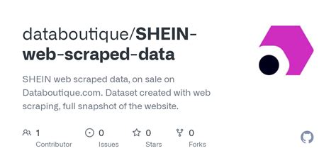 Shein database dump.  SHEIN web scraped data About the website SHEIN is an internationa...