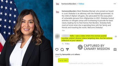 Shekeba morrad. Shekeba Morrad is an attorney with the United States federal government who mocked people pleading for Israeli civilians kidnapped by Hamas terrorists to be returned. She posted an Instagram video ... 