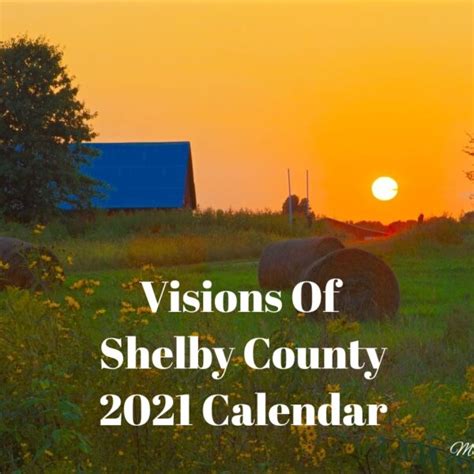 Shelby County Calendar Customize and Print