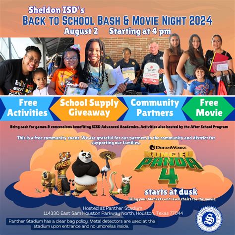 Sheldon isd back to school. .  ...