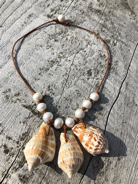 Shell Crafted Necklace. Vintage eBay