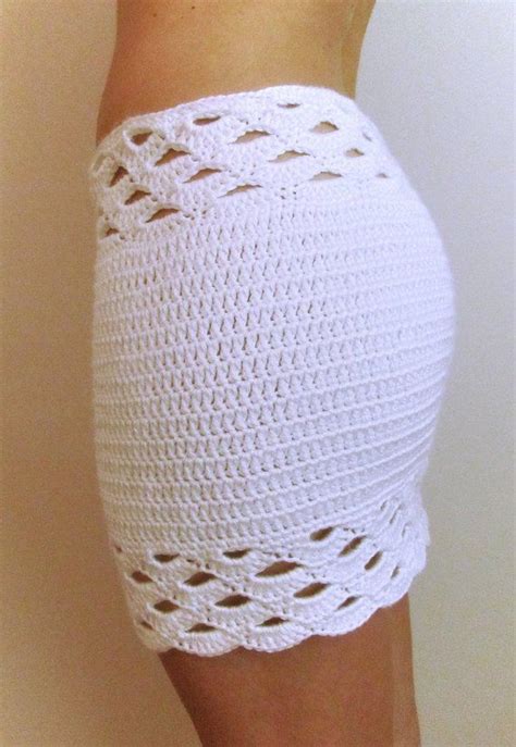 Shell Crochet Mini Skirt PDF Pattern