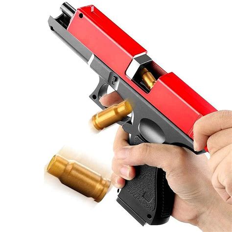 Shell ejection soft bullet gun. The related products of bullet m416: This toy gun is suitable for children's toys, it can be played by themselves or on the wall. The soft rubber material can make the bullet shooting effect more powerful and the light is more realistic. This is a very fun electric burst gun. Bullet manual gun gun, suitable for children and adults, high quality ... 
