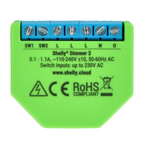 Shelly dimmer 2 overload.  Shelly Dimmer Wall Switch With Rotary Knob and Home A...