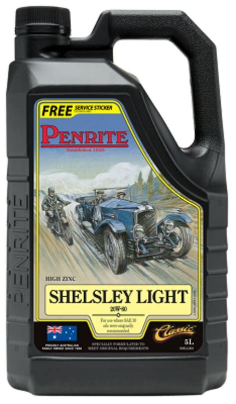 Shelsley Light Penrite Classic Oils