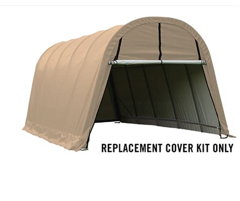 The Garage-in-a-Box® Round 12 x 24 x 10 ft. Replacement Cover Kit replaces your existing ShelterLogic Garage-in-a-Box Round 12 x 24 x 10 ft. cover and end panels. The 100% waterproof ShelterLogic fabric replacement cover is made strong and has been UV treated inside and out to prevent and reduce fading and deterioration from harmful UV …. 
