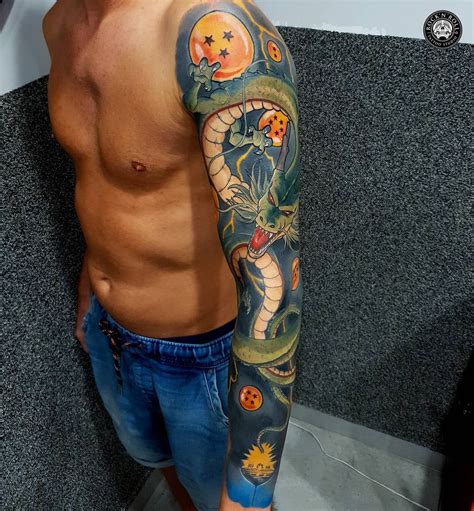 Shenron sleeve tattoo. Things To Know About Shenron sleeve tattoo. 