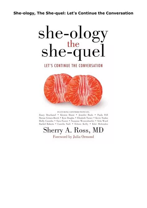 Read Sheology The Shequel Lets Continue The Conversation By Sherry A Ross