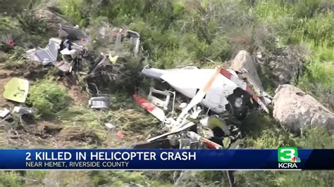 Sheriff: 2 dead in Southern California helicopter crash