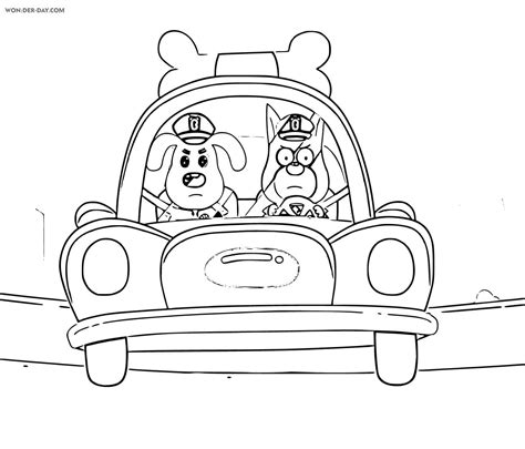 Sheriff Labrador Coloring Pages