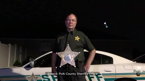 Sheriff grady judd shot 68 times. Authorities say two people in Polk County broke into a home, stole some items and couldn't move them all, so one of them called 911 for help. Story: https://... 