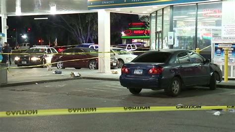 Sheriff investigating shooting at Vista gas station
