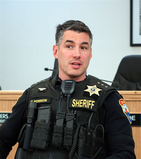 Sheriff or sherriff.  In June 2022, he was re-elected to his second term.  Mo...