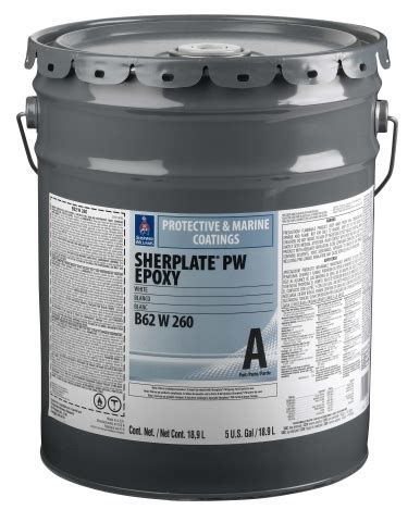 POTABLE WATER TANKS SherPlate™ PW Single-coat, edge-retentive epoxy with rapid return to service Dura-Plate® UHS Ultra-high-solids, edge-retentive epoxy Macropoxy® 646HS PW High-solids epoxy with optional Opti-Check™ Optically Activated Pigments for enhanced, rapid holiday detection FREEBOARD AND TOPSIDES Sher-Loxane® 800