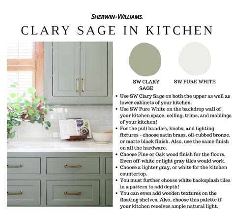 Sherwin Williams Clary Sage Palette, Sage Green Color Palette