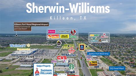 Sherwin williams killeen tx. March 17, 2024. K D was the best ! I went to 3 different Sherman Williams and they couldn’t match my paint! K D did it on the first try ! She the best !! Sherwin-Williams Paint Store, 7330 Gaston Ave # 101, Dallas, TX, 75214. 