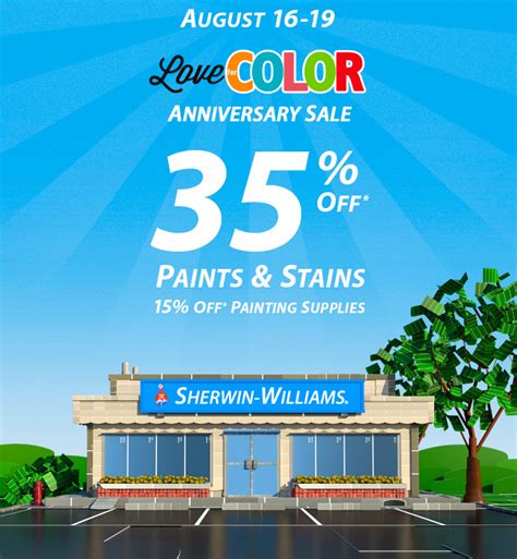 About Sherwin-Williams. 5. 80% OFF. Coupons updated on October 08, 2023. Save at sherwin-williams.com with 💰80% Off deals. Find great Sherwin-Williams coupons and promo codes at couponannie.com. Supplies and Coating Solutions · Sherwin-Williams Paints · Stains.
