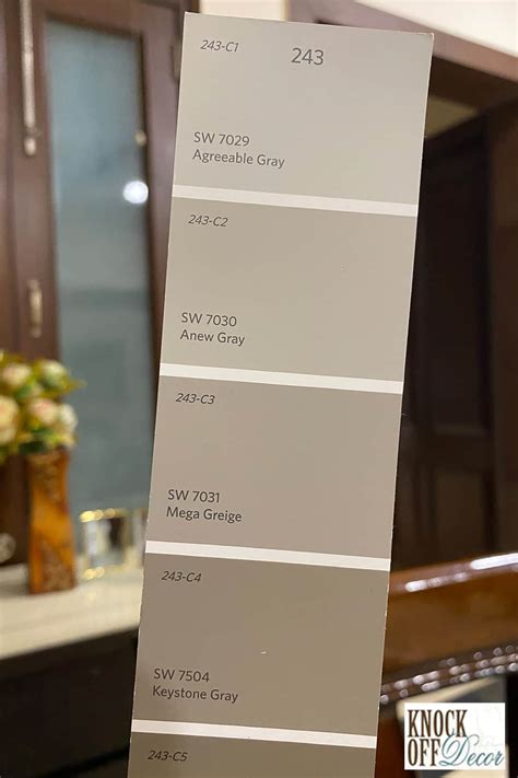 Mega Greige paint color SW 7031 by Sherwin