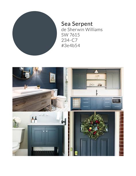 Sherwin williams sea serpent coordinating colors. Sherwin Williams Iron Ore is a rich and soft dark gray or charcoal, and with LRV 6 it is almost black. In fact, it is sometimes considered a light black that sometimes acquires a dark blue or purple color. Peppercorn (LRV 10) is noticeably lighter than Iron Ore. and has a lighter gray tone. 