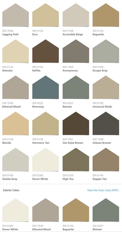 Sherwin-williams color chart. Green Paint Colors. Green paint's natural color has many moods but in its purest form it is balanced and refreshing. When the color green leans toward blue it becomes crisp and cool making it perfect for bedrooms and baths and when you add a little yellow it becomes livelier. Green paint works well in most spaces but living rooms, bedrooms and ... 