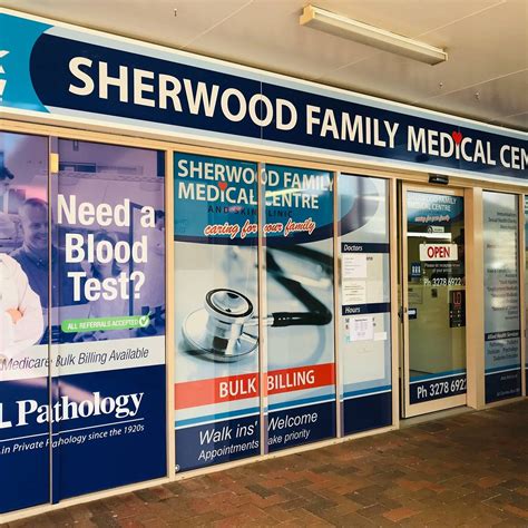 Sherwood family medical. Welcome to Sherwood Family Medical Centre, apart of the the Family Medical Centre group that covers five locations. At our medical centres, we enjoy looking after your health. Sherwood Family Medical Centre is a bulk billing clinic where we welcome the whole family to see one of our many GP’s. 