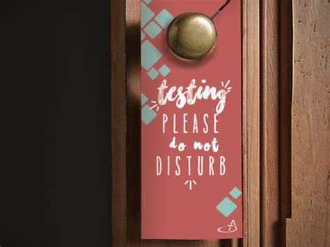 Shh... Students Testing. Apperson