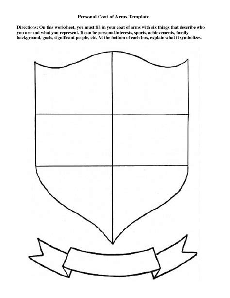 Shield Template Coat Of Arms