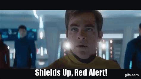 Shields up. In the original and newer Star Trek episodes and movies, the captain would order “shields up” or “raise shields” prior to an attack to prevent damage to the ... 