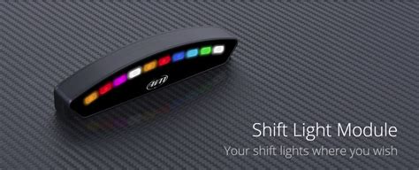 Shift light module.  With 10 RGB LEDs, it offers a compact and customiza...