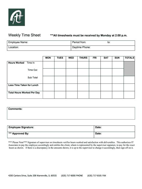 Shiftkey Work Log Printable