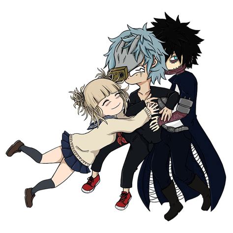 Normally, Toga acts close to other people but in reality, she is too cold and acts logically cause she wasn't loved. Meanwhile, Shigaraki normally seems too cold and cautious but actually, he is very warm and emotional. when someone pushes him, he acts emotionally, unlike Toga who acts logically.. 