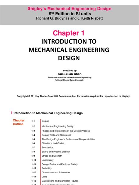 Shigley 9E SI Chap01 PDF Engineering Tolerance - Scribd