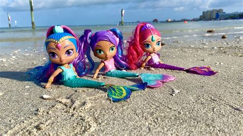 Shimmer and Shine beach - relaxing day Nick Jr. UK - YouTube