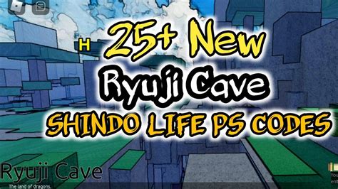 Shindo Life Ryuji Cave Private Server Codes (October 20