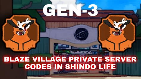 Get a bunch of free spins and coins by visiting our Shindo Life Codes page! Shindo Life Blaze Village Codes. c7Q6Xl; 12Ka-d; sqTqpX; kDWpEh; vZ0yl2; eKNggE; Time49; aA3m1i; CpkEOk; fFvBSn; V-weQF ... . 