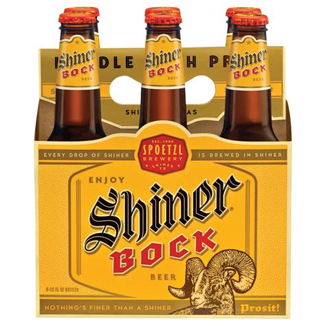 Shiner bock beer. Located at 65 County Road 350. Shiner, TX 77984 361-594-3362. After the race hang out at the brewery for live music, ice cold Shiner Beer and good old home cooking. You can also sign up for the Shiner Brewery Tour. General information about tours is available by calling (361) 594-3383. 