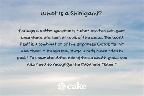 Shinigami: The Japanese God(s) of Death Explained Cake …