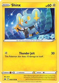 Shinx Crown Zenith TCG Card Database Pokemon.com