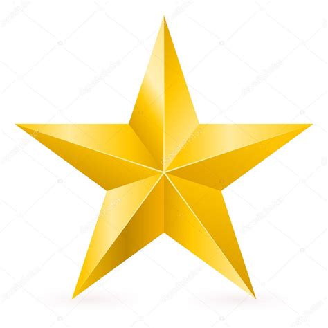 Shiny Gold Star Stock Vector Image by ©dvargg #11057948