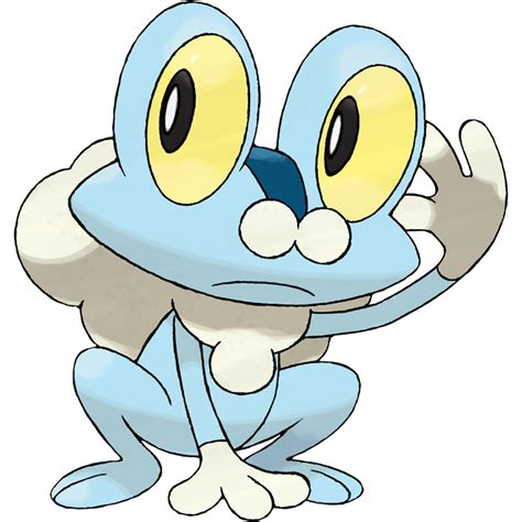 Shiny frokie. Froakie (: ケロマツ, : Keromatsu) (FRO-kee) is a Water-type Pokémon introduced in Generation VI and is the Water-type Starter of Kalos. Froakie is an amphibious Pokémon that resembles a frog. It has cyan blue skin covering most of its body, and a scarf-like collar of frothy white bubbles known as Frubbles (ケロムース Keromousse) around its neck. Its … 