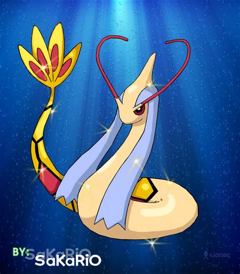 Shiny milotic. The user summons a heavy rain that falls for five turns, powering up Water- type moves. The foe is blasted by a huge volume of water launched under great pressure. If it is the opposite gender of the user, the foe becomes infatuated and less likely to attack. The user creates a protective field that prevents status problems for five turns. 