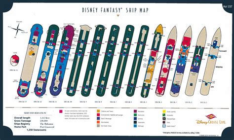 Ship Deck Plans Disney Cruise Line