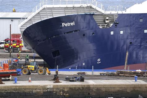 Ship dislodges, tips over in Scotland dry dock; 25 injured