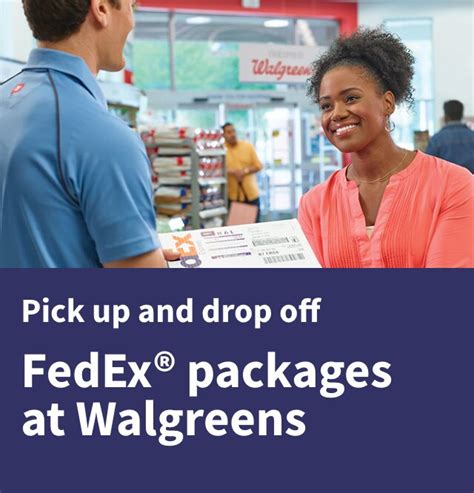 Ship fedex walgreens. Looking for FedEx shipping in Newton? Visit the FedEx at Walgreens location at 126 Water St for Express & Ground package drop off and pickup. 