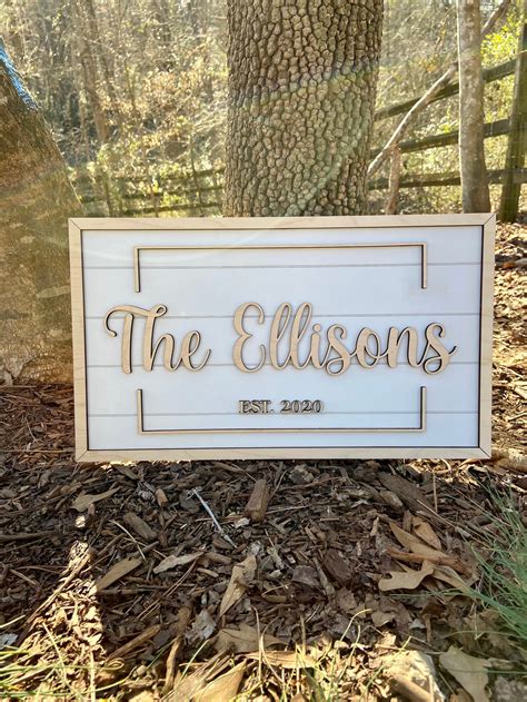 Shiplap Family Signs - Etsy