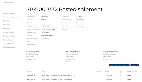 Shipment details - IBM