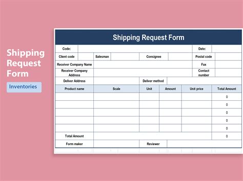 Shipment request form. Things To Know About Shipment request form. 