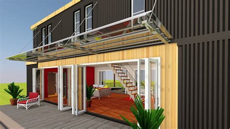 Shipping Container Home Breezeway